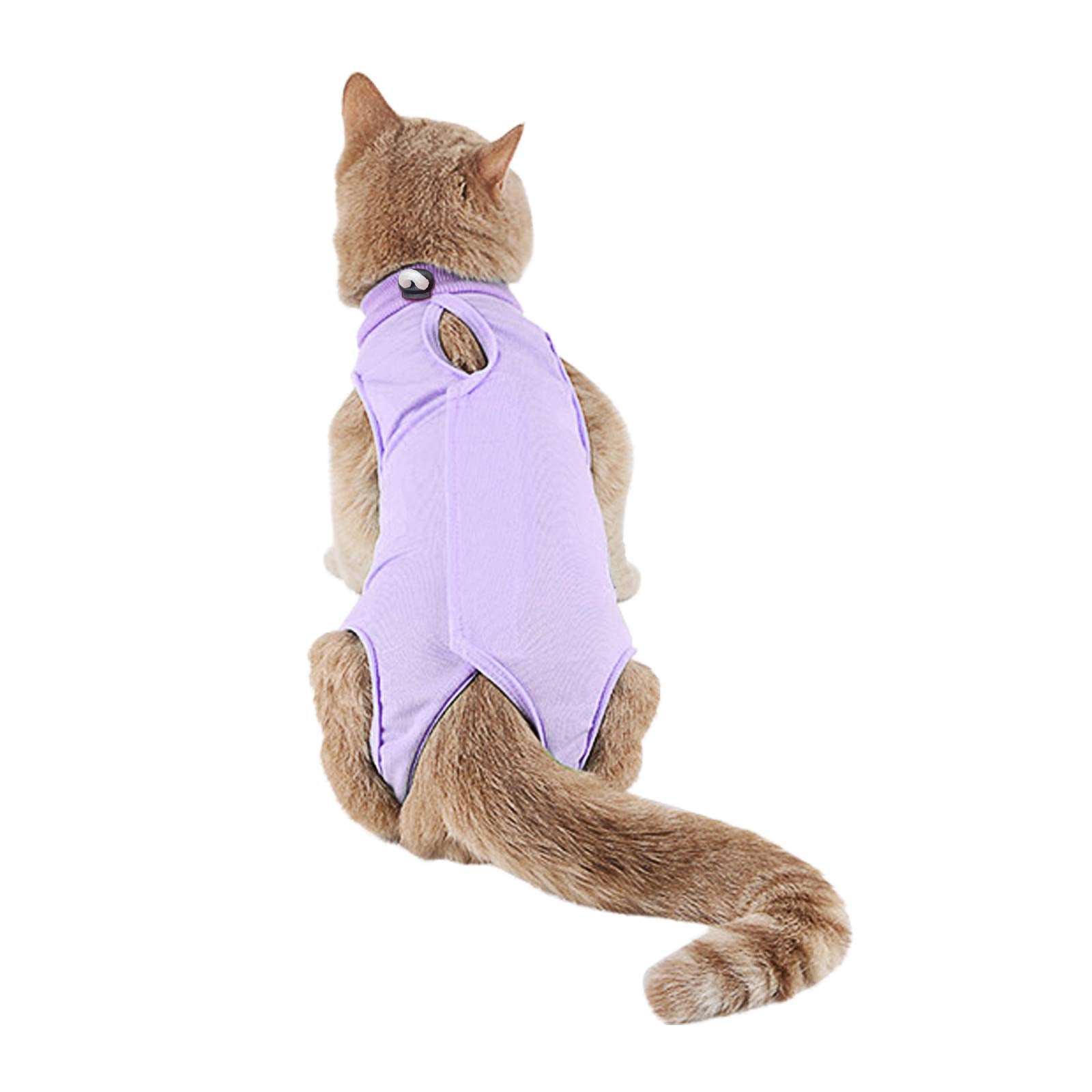 Kitten Onesies,Cat Recovery Suit For Abdominal Wounds Or Skin Diseases,After Surgery Wear Anti Licking Wounds,Breathable E-Colla