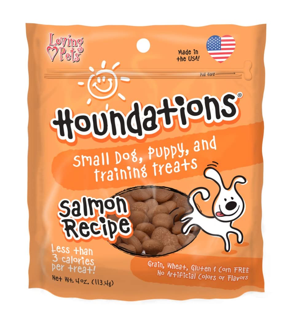 Loving Pets Houndations Salmon Training Treats Salmon Dog Treat, 4 Oz/One Size