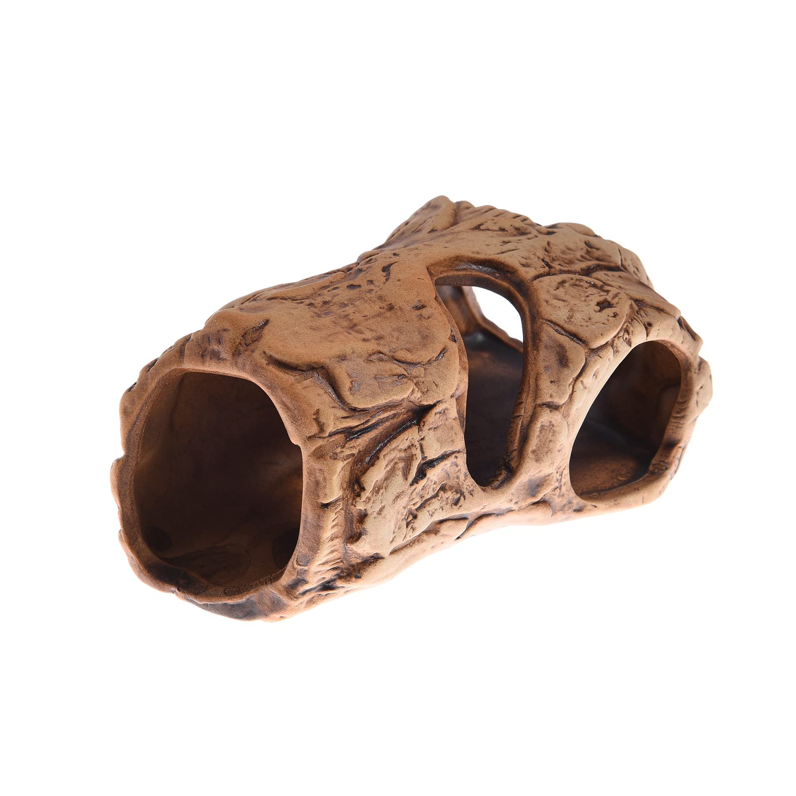 ALEGI Brown Aquarium Decoration Hideaway Rock Cave for Betta, Shrimp & Cichlid Breeding, Spawning - Ideal Hiding Spot