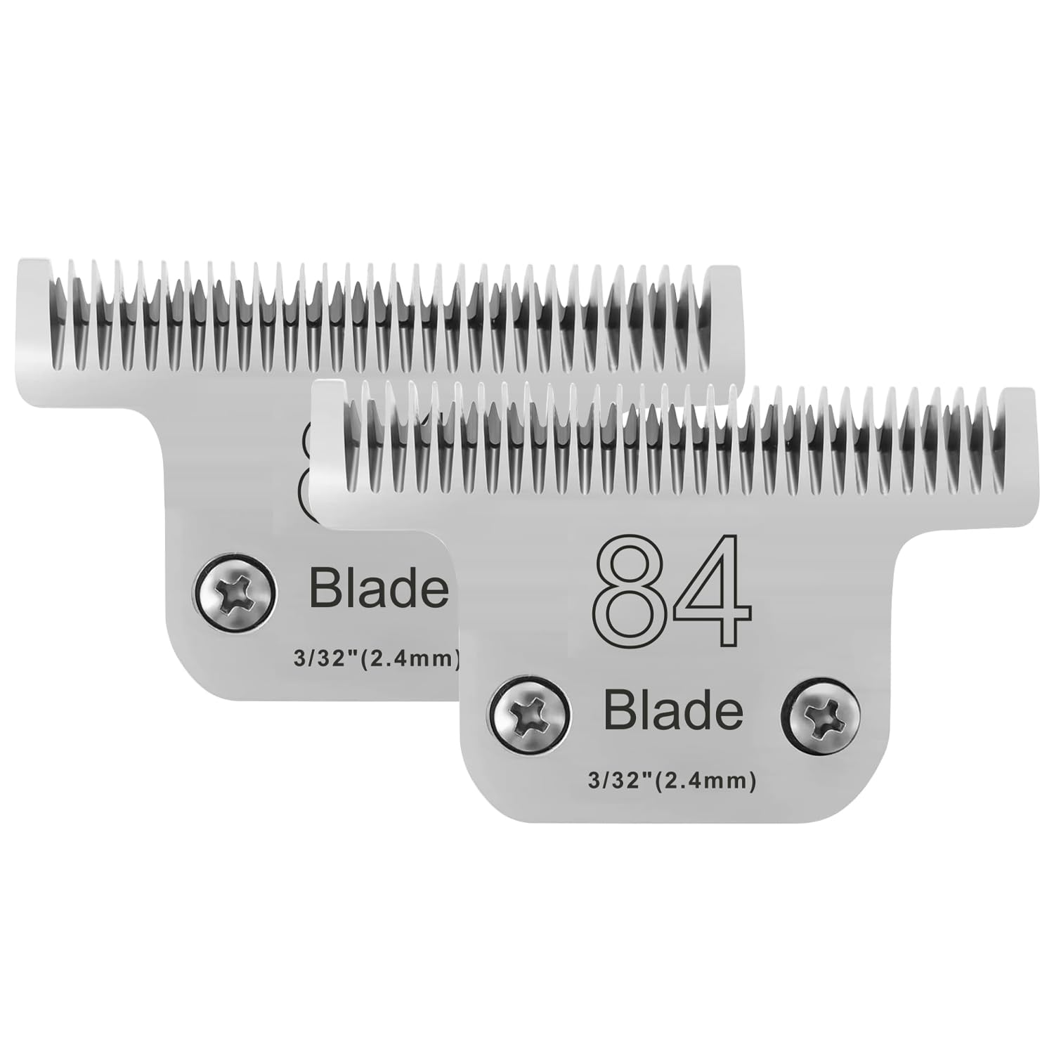 2Pcs T84 Blade Dog Grooming Replacement Blades Compatible With Andis Dog Clippers,Dog Clipper Blades Compatible With Wahl Km-10 