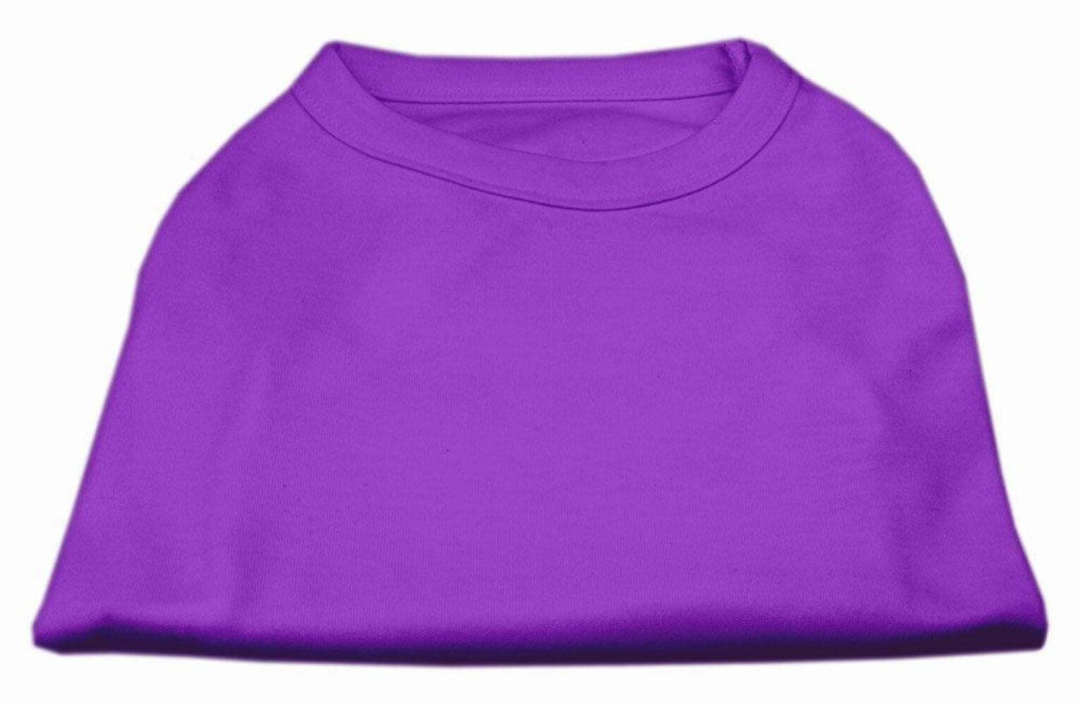 Pet Dog & Cat Shirt Blank, Plain Purple Med (6-10 Lbs)