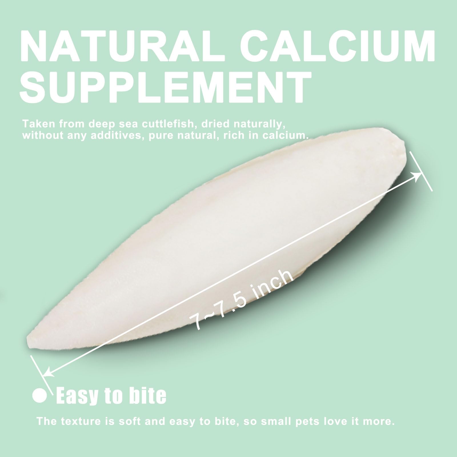 Mivofun Cuttlebone For Birds Parakeets Canaries Cockatiels Small Conures Mynahs Toucans African Greys All Parrots Snails Totoise