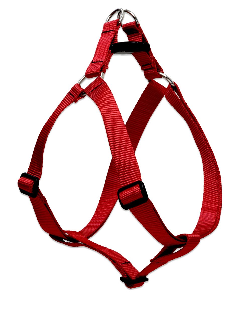 Lupinepet Basics 1' Red 19-28' Step In Harness For Medium Dogs