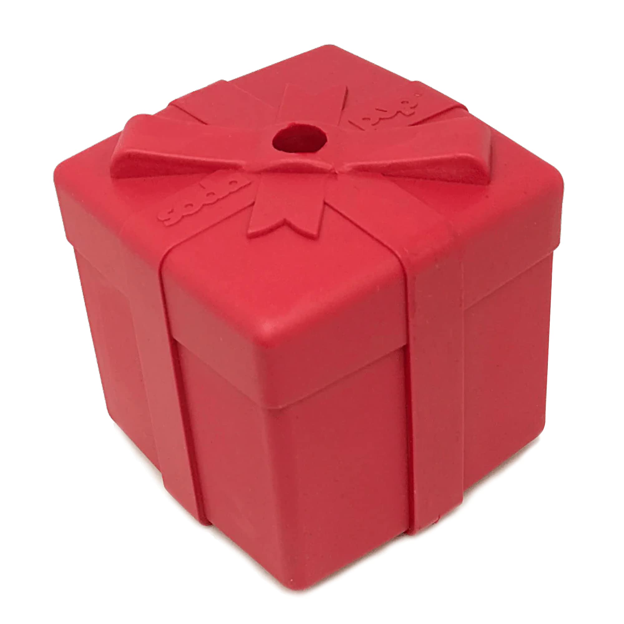SodaPup Gift Box - Durable Dog Treat Dispenser & Chew Toy Made in USA from Non-Toxic, Pet Safe, Food Safe Natural Rubber Materia