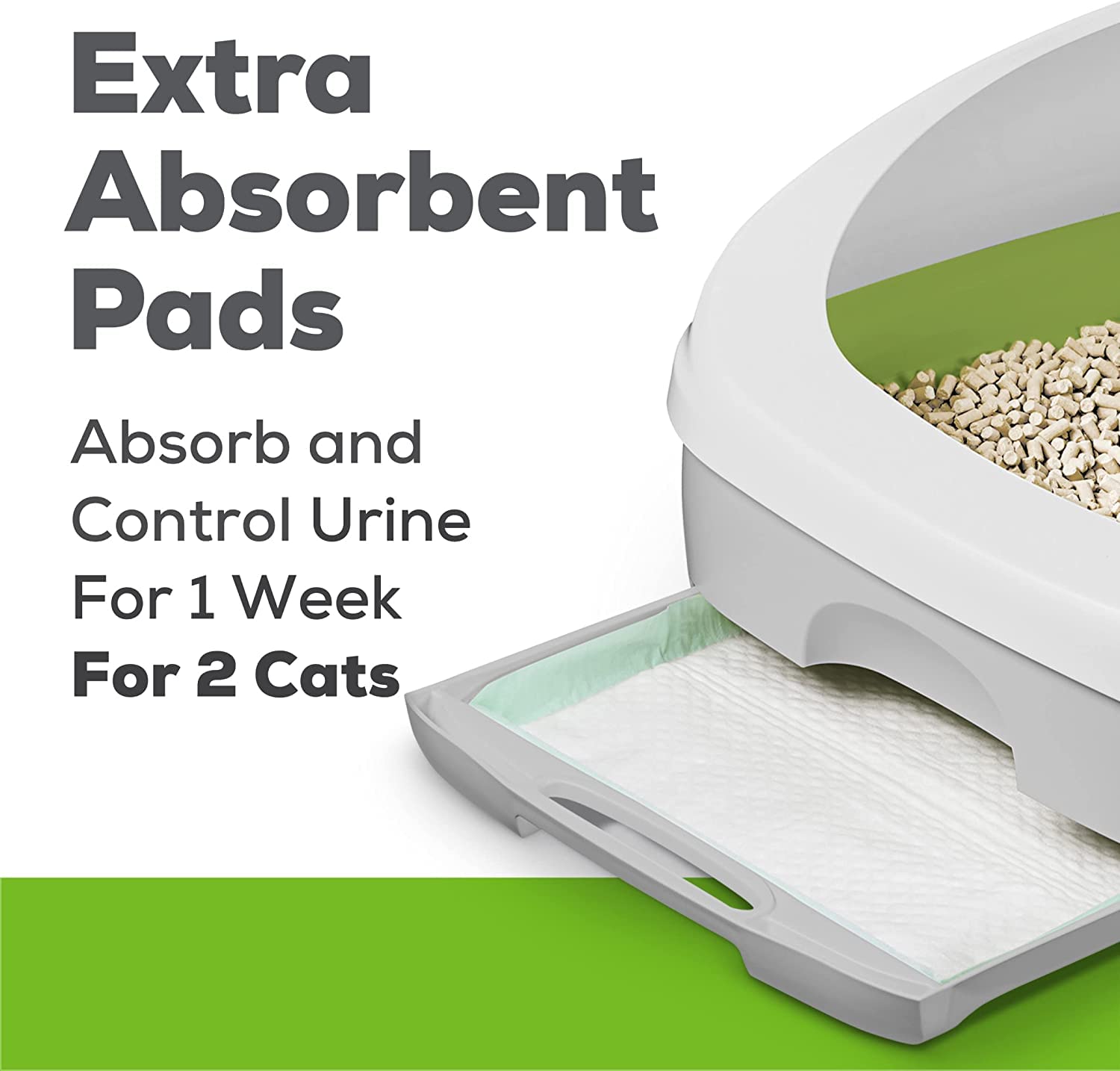 Tidy Cat Breeze Multi-Cat Strength Cat Pads Refill Pack (2) 8 Count Pouches With Aurora Pet Catnip Toy (Assorted)