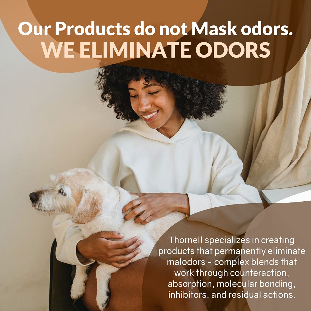 Thornell Dog Odor-Off Concentrate, Pet Smell Odor Eliminator For Dog Urine, Feces Odors, Pet Odor Eliminator Concentrate, Pet Ur