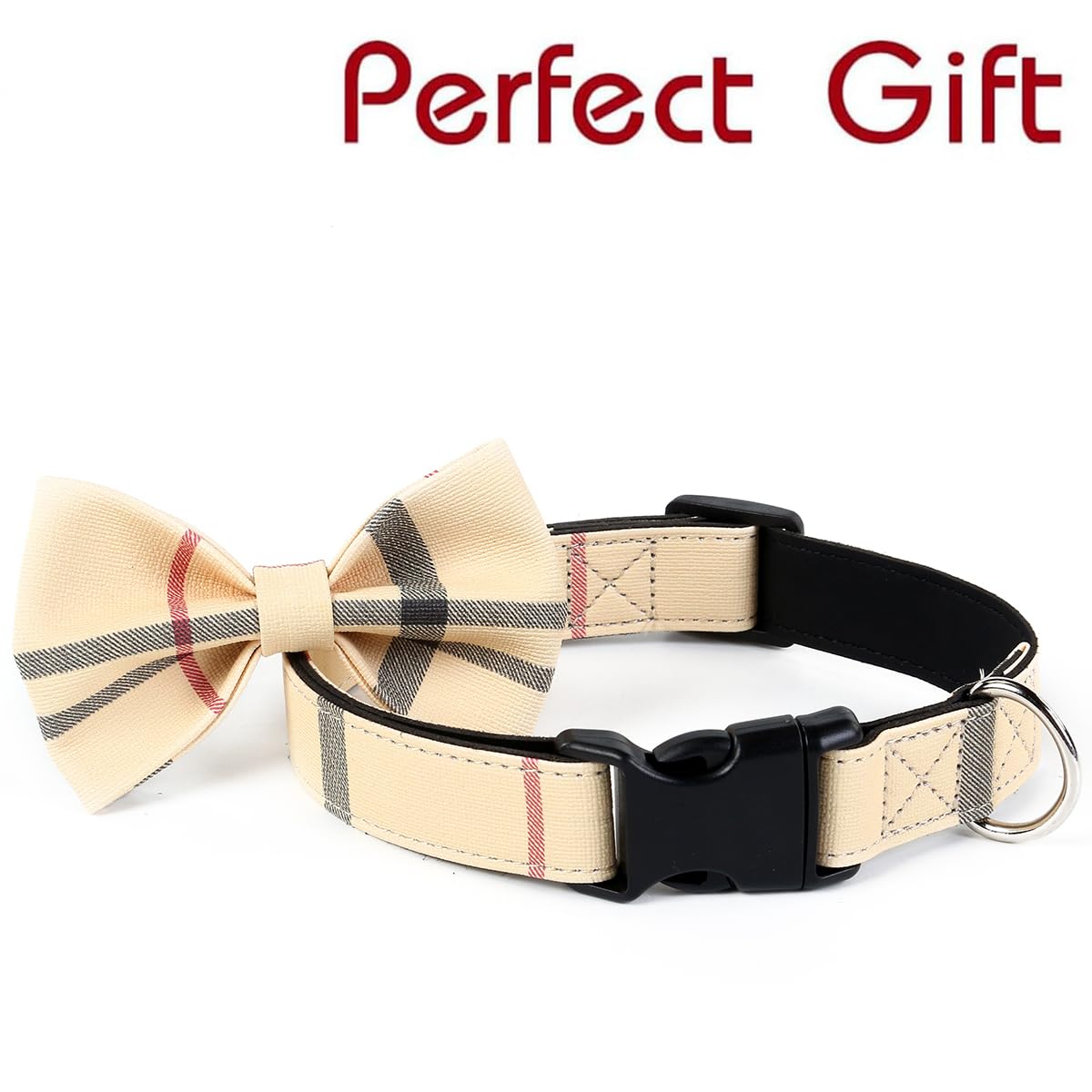 Superbuddy Dog Collar, Adjustable Dog Collar With Bowtie, Pet Collar For Dog Soft Bowtie Dog Collars For Small Medium Large Pet
