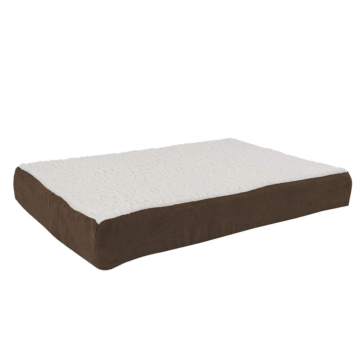 Orthopedic Dog Bed ? 2-Layer Memory Foam Dog Bed With Machine Washable Sherpa Cover ? 30X20.5 Dog Bed For Medium Dogs Up To 45Lb