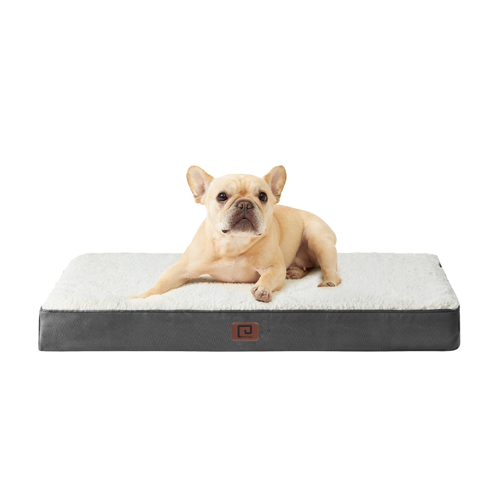 Eheyciga Orthopedic Medium Dog Beds For Small Dogs With Removable Washable Cover For Crate, Spa Blue, 30X20