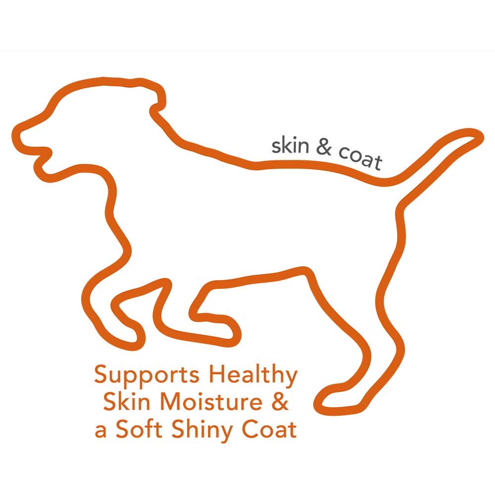 Vets Best Skin & Coat Soft Chew Dog Supplements | Formulated with Vitamin E & Biotin To Maintain Dogs Healthy Skin & Coat | 30