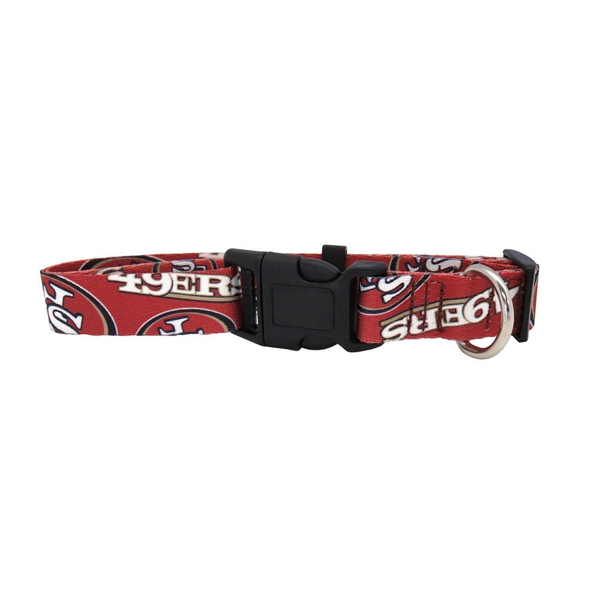 Littlearth Unisex-Adult Nfl San Francisco 49Ers Pet Collar, Team Color, Large