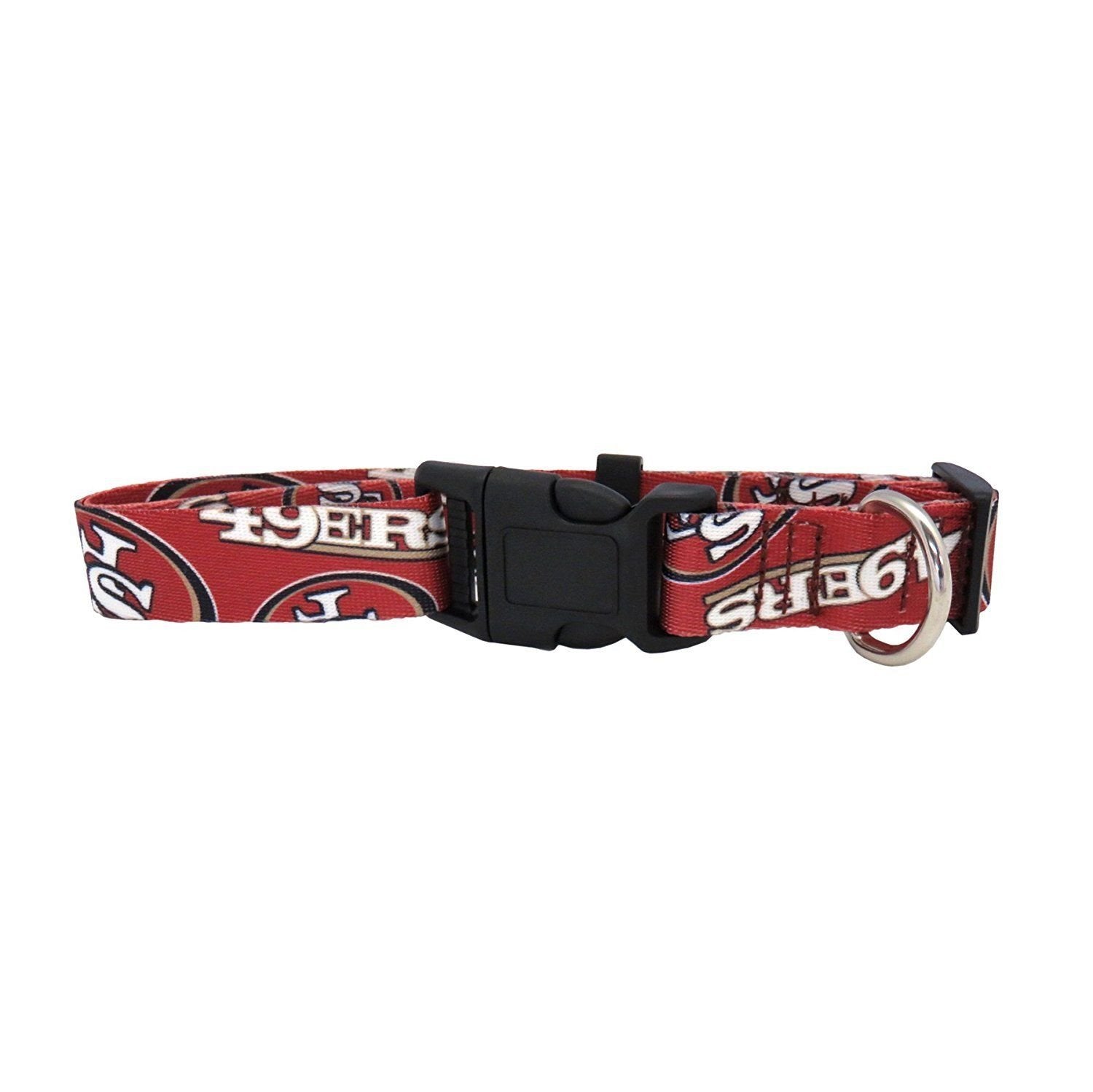 Littlearth Unisex-Adult Nfl San Francisco 49Ers Pet Collar, Team Color, Small