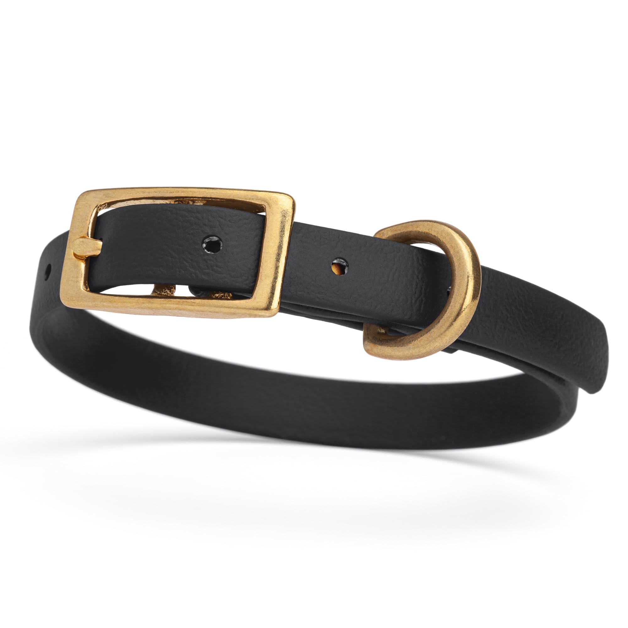 Viper Biothane Heavy Duty Waterproof Dog Collar Strong Coated Nylon Webbing W/Solid Brass Hardware Odor-Proof Easy To Clean High