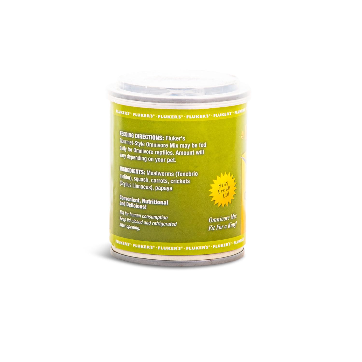 Flukers Gourmet Style Canned Omnivore Mix for Reptiles