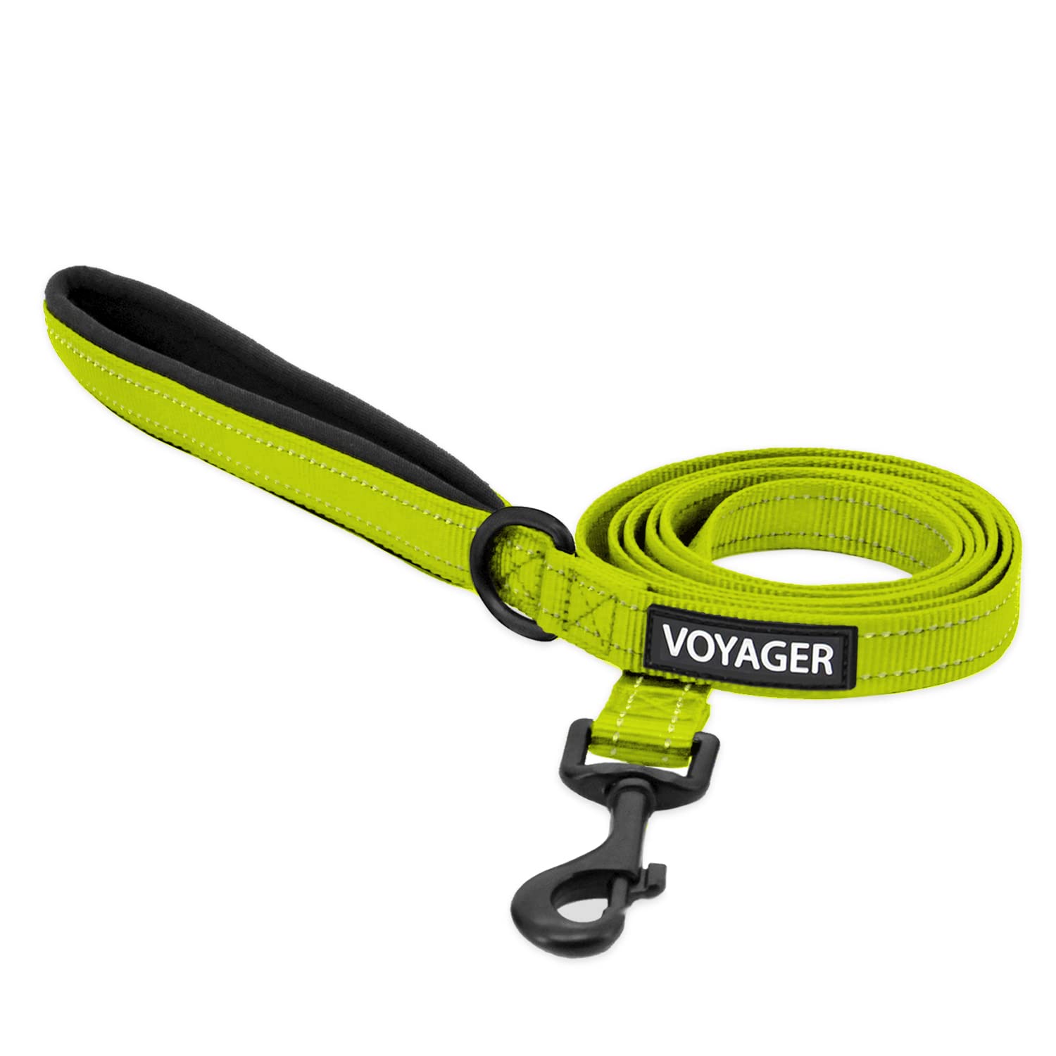 Voyager Reflective Dog Leash With Neoprene Handle, 5Ft Long, Supports Small, Medium, And Large Breed Puppies, Cute And Heavy Dut