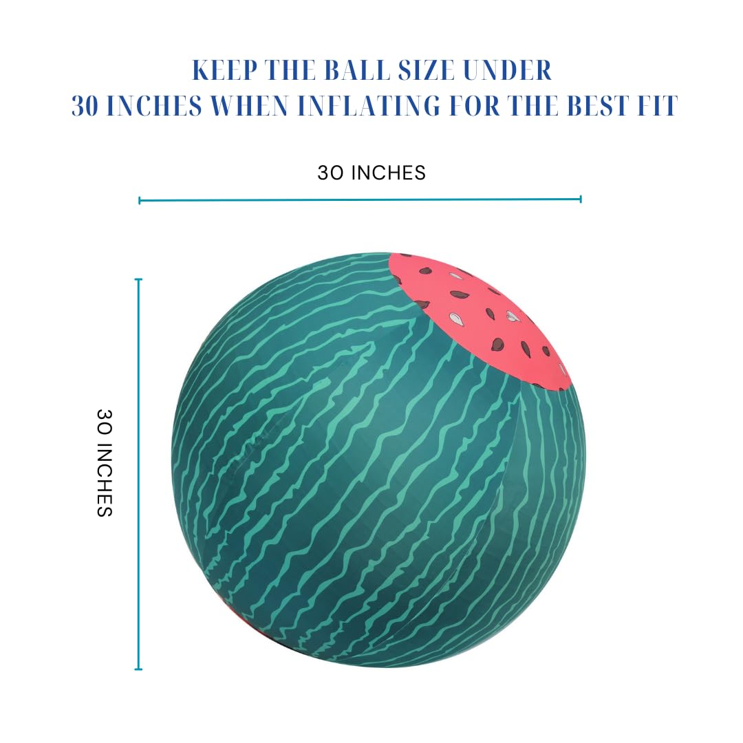 Horzmetnex 30 Inch Horse Ball Cover,Ball Cover For Horses(Watermelon Pattern, 30Inch)