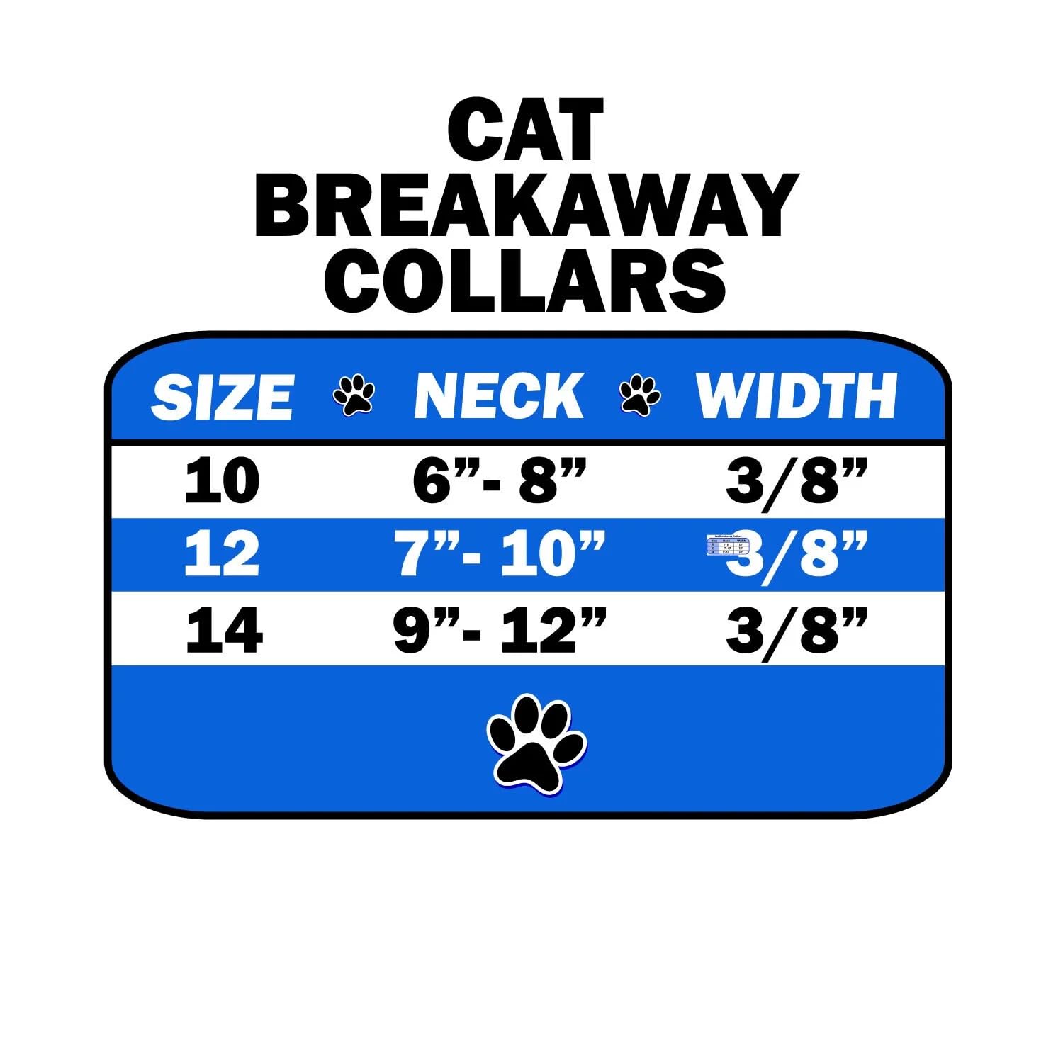 Breakaway Cat Collar, "Clear Jewel" Red 12