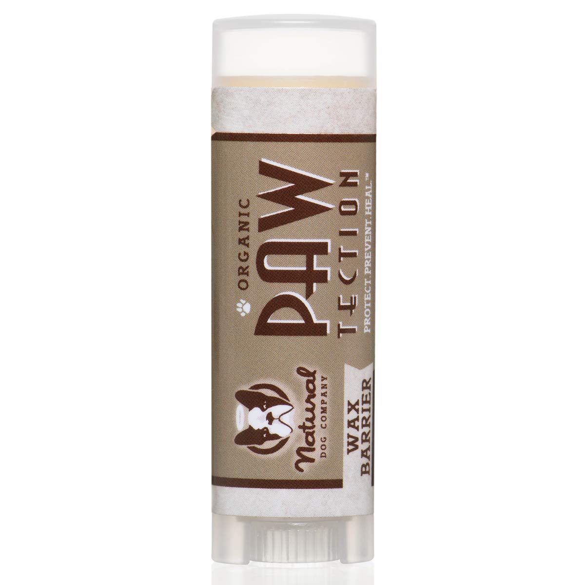 Natural Dog Company PawTection Balm for Dogs, Dog Paw Protector, Moisturizing Dog Paw Balm for Dry, Cracked Pad, Protects Paw from Extreme Weather, Paw Lotion for Allergies & Itching (0.15 oz Stick) -Like New