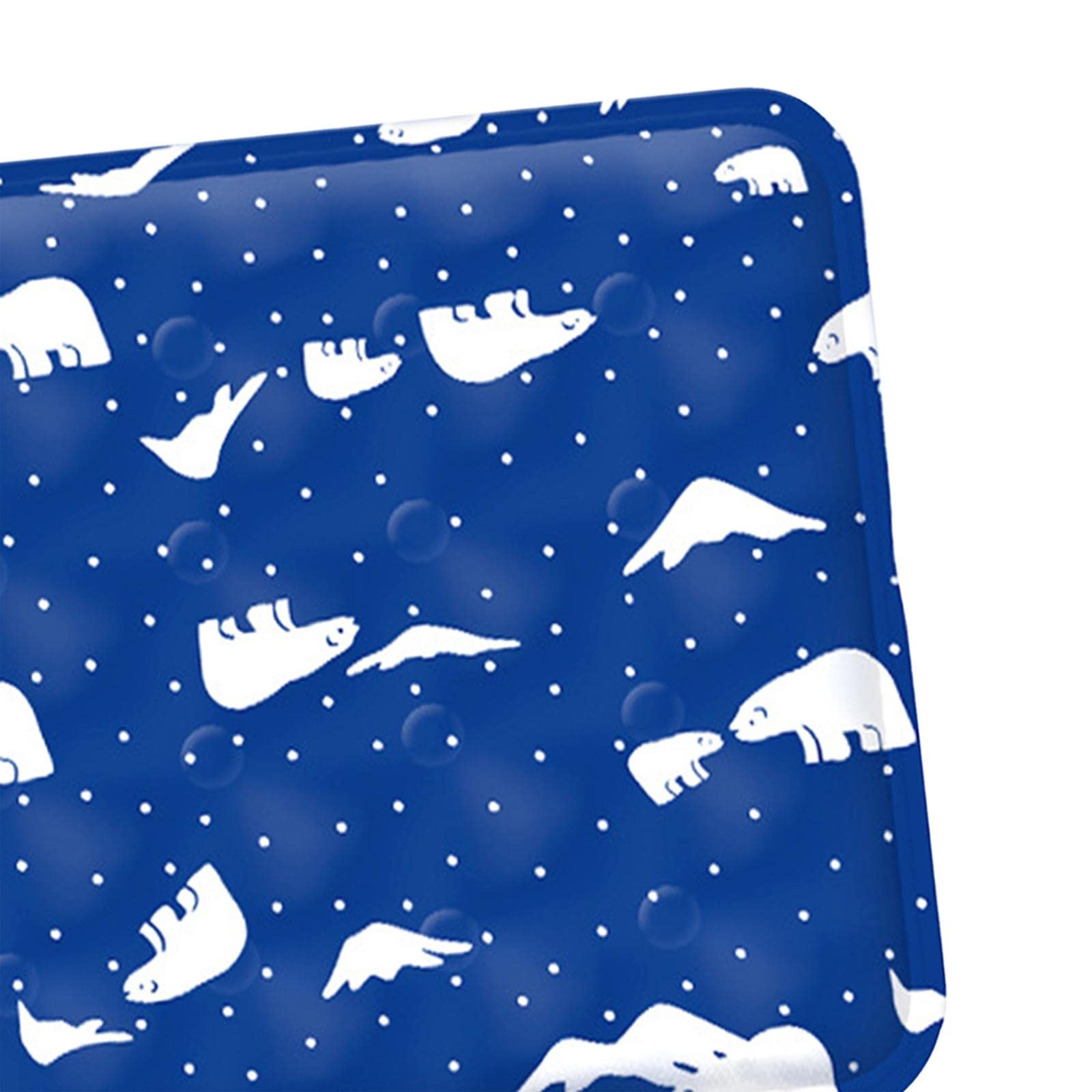 APIRILY Pet Cooling Mat Nonslip Pad Sleeping Pad for Indoor Bed Dark Blue 40cmx50cm | Pet Supplies | Dog Supplies | Beds