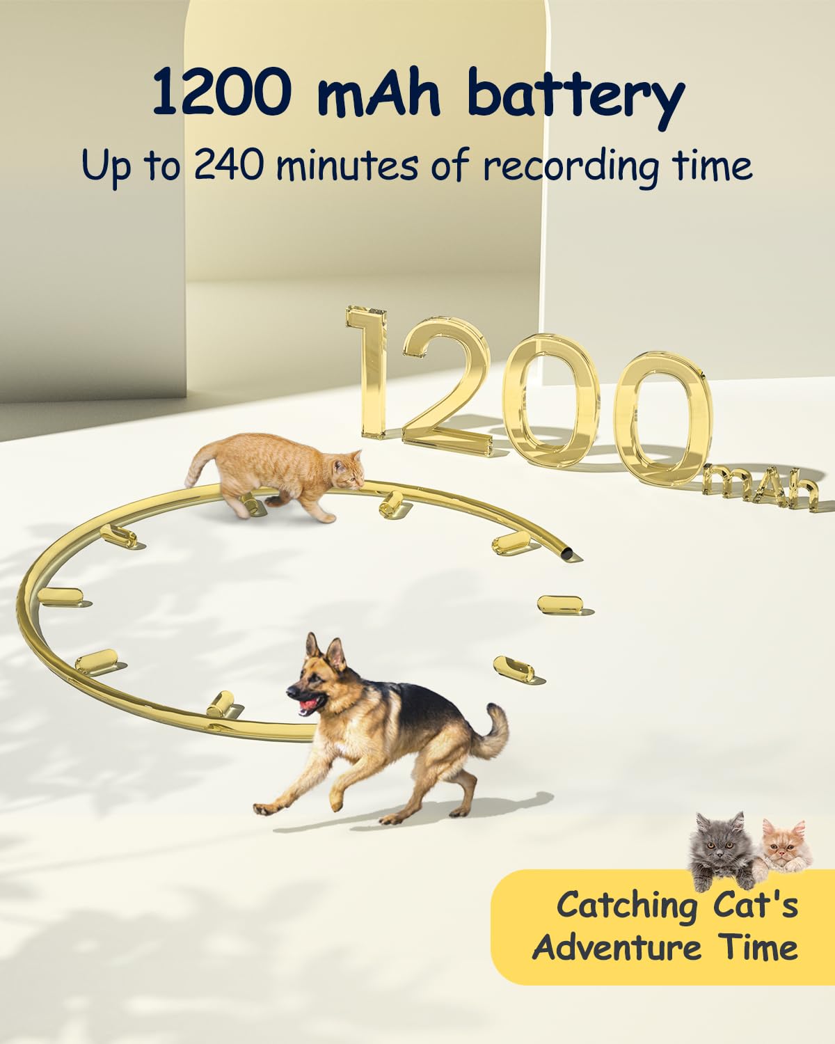 2K Pet Collar Camera With 32Gb Sd Card Dog Collar Camera, 20Mp Wifi Petcamera,Accessories Newly Upgraded With Remote