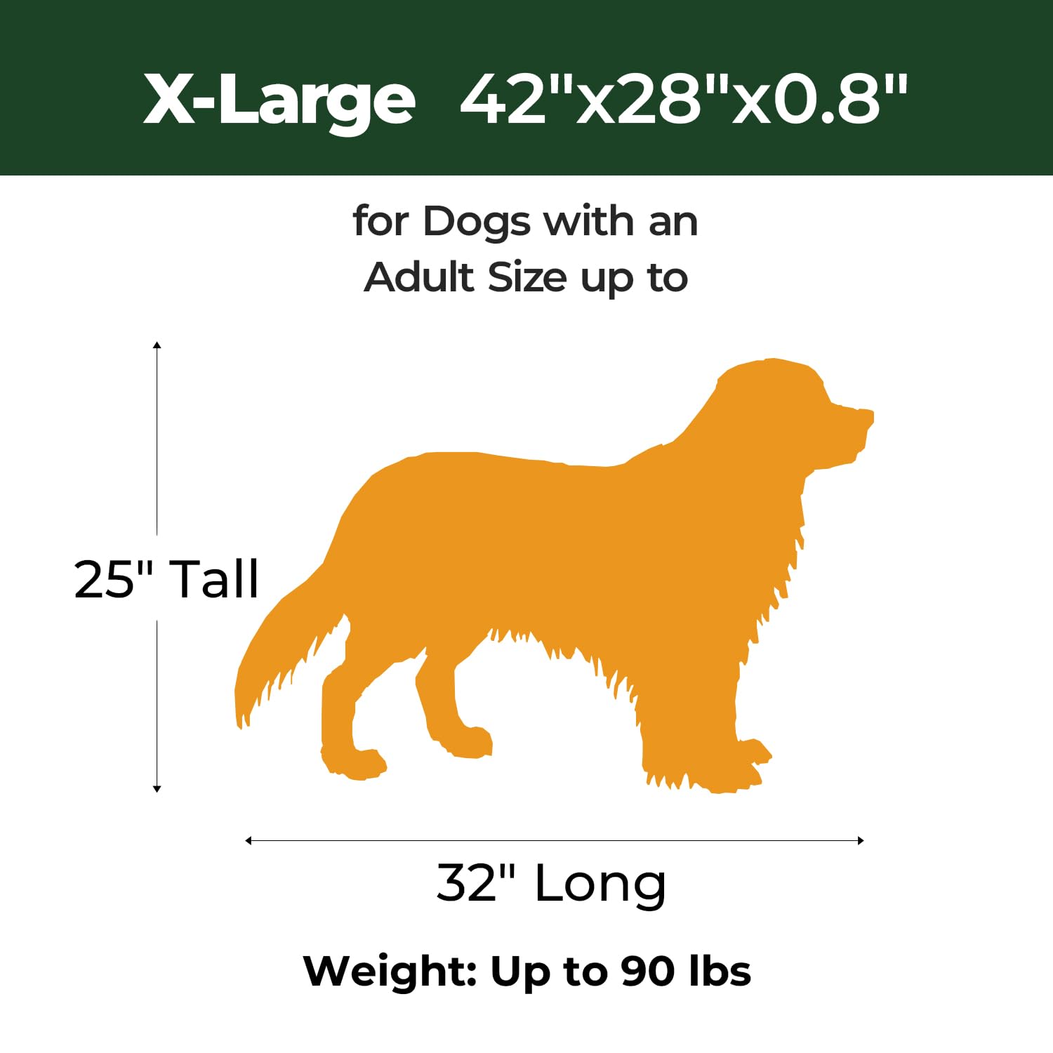 Balance Dog Crate Pad, Dog Foam Crate Mat Kennel Pad, Washable Water-Resistant Pet Bed Flat Dogs Cage Mat For X-Large Dogs