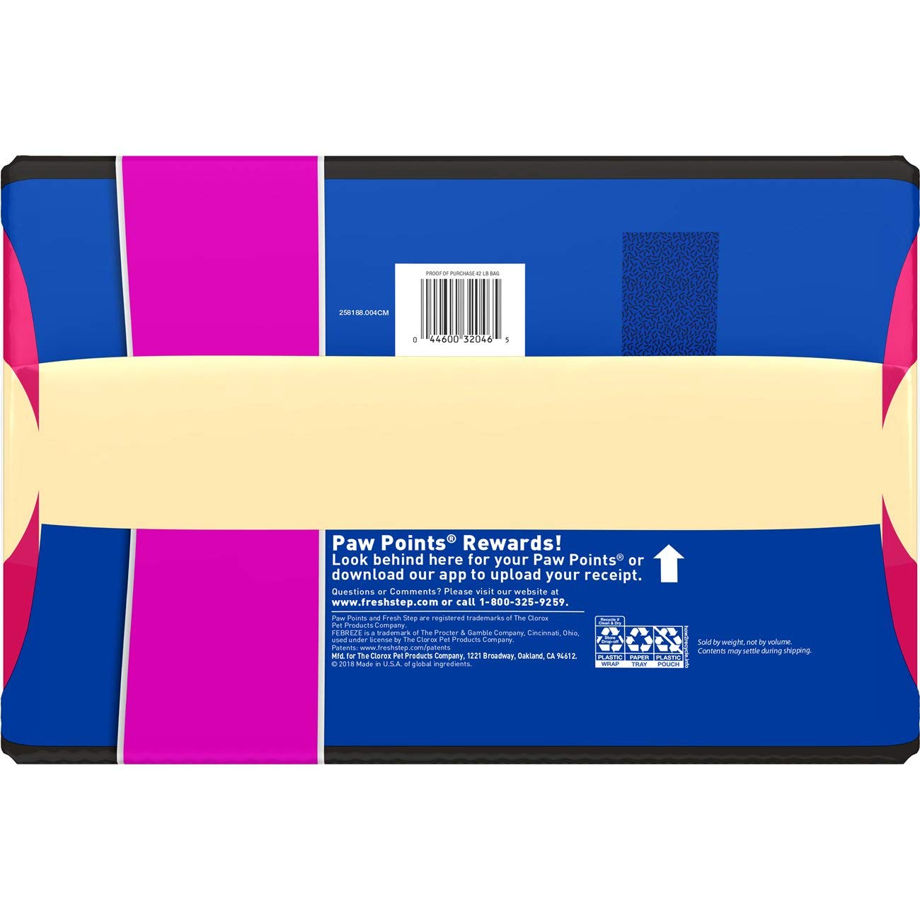 Fresh Step Extreme Mountain Spring Scented Clumping Cat Litter With Febreze Freshness, 42 Lbs.