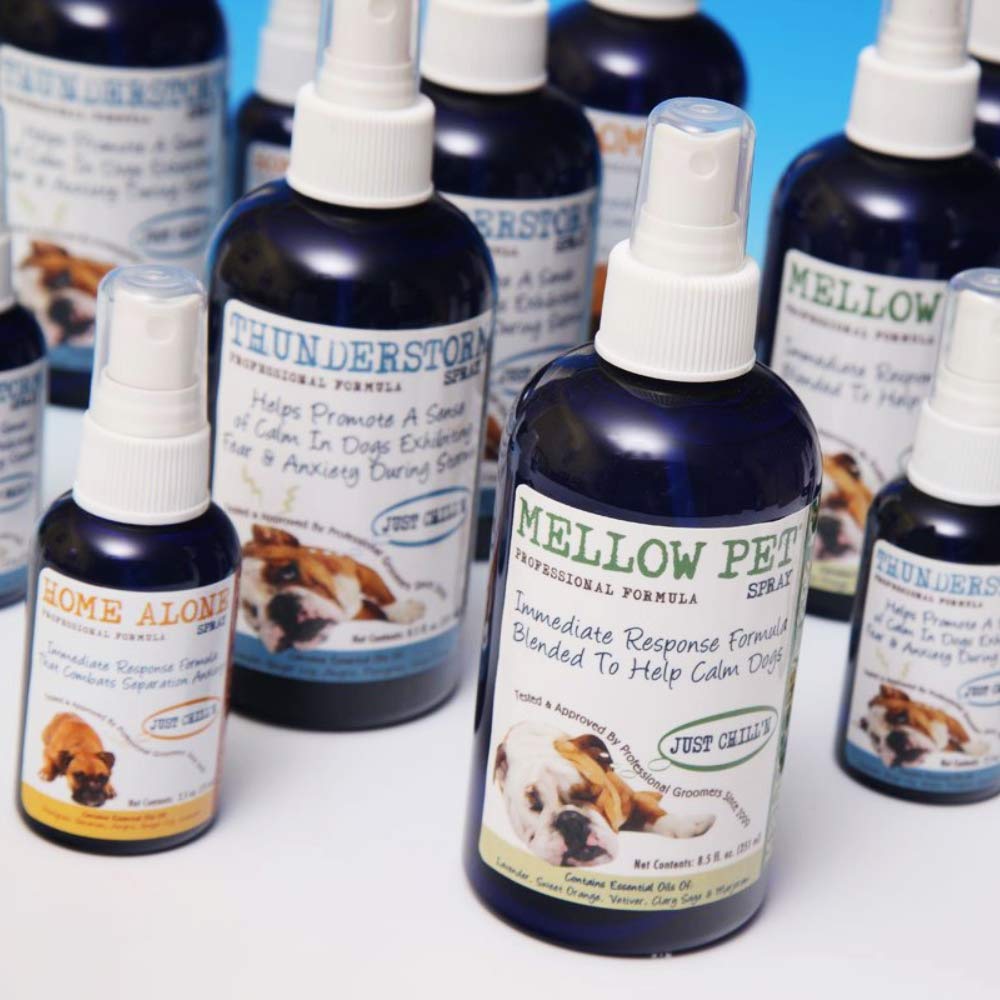 Showseason Thunderstorm Dog Calming Spray - 2.5 oz for Anxious Dogs - Amber