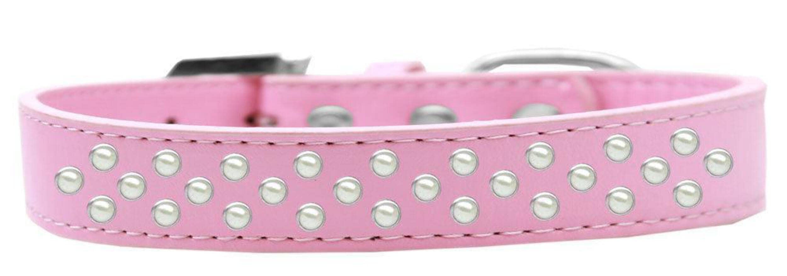 Dog, Puppy & Pet Fashion Collar, Pearl Rimsets Sprinkles Bright Pink 20