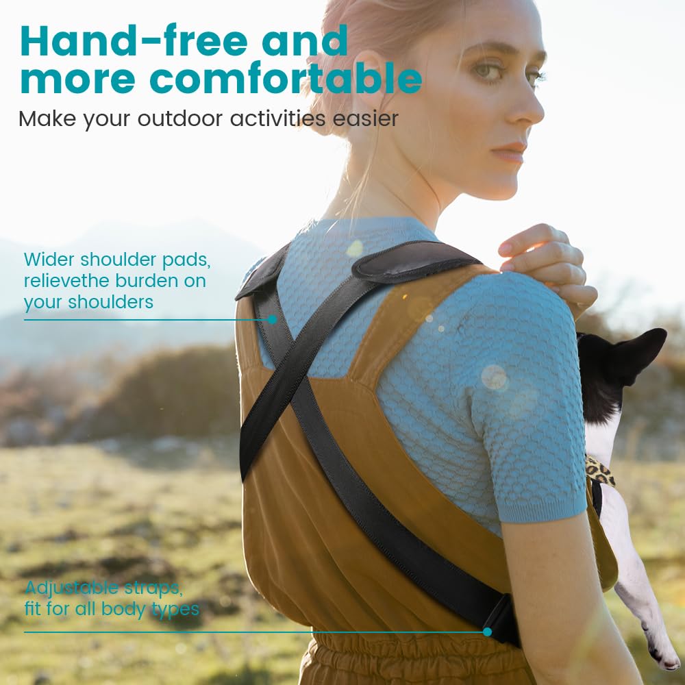 Inspack Dog Cat Backpack Carrier, Dog Carrier Comfortable For Small Medium Dogs, Pet Dog Front Chest Carriers Backpacks, Puppy C