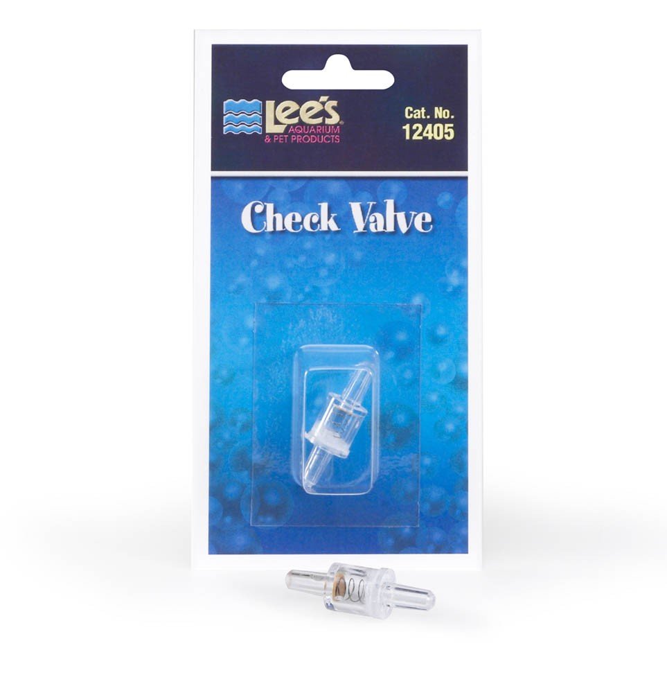Lees Check Valve Spring Loaded For Aquarium Airline Tubing