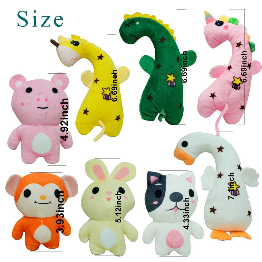 Kyatico 30 Pack Puppy Squeaky Toys Pet Dog Toys Squeeker For Pet Small Puppies Dogs