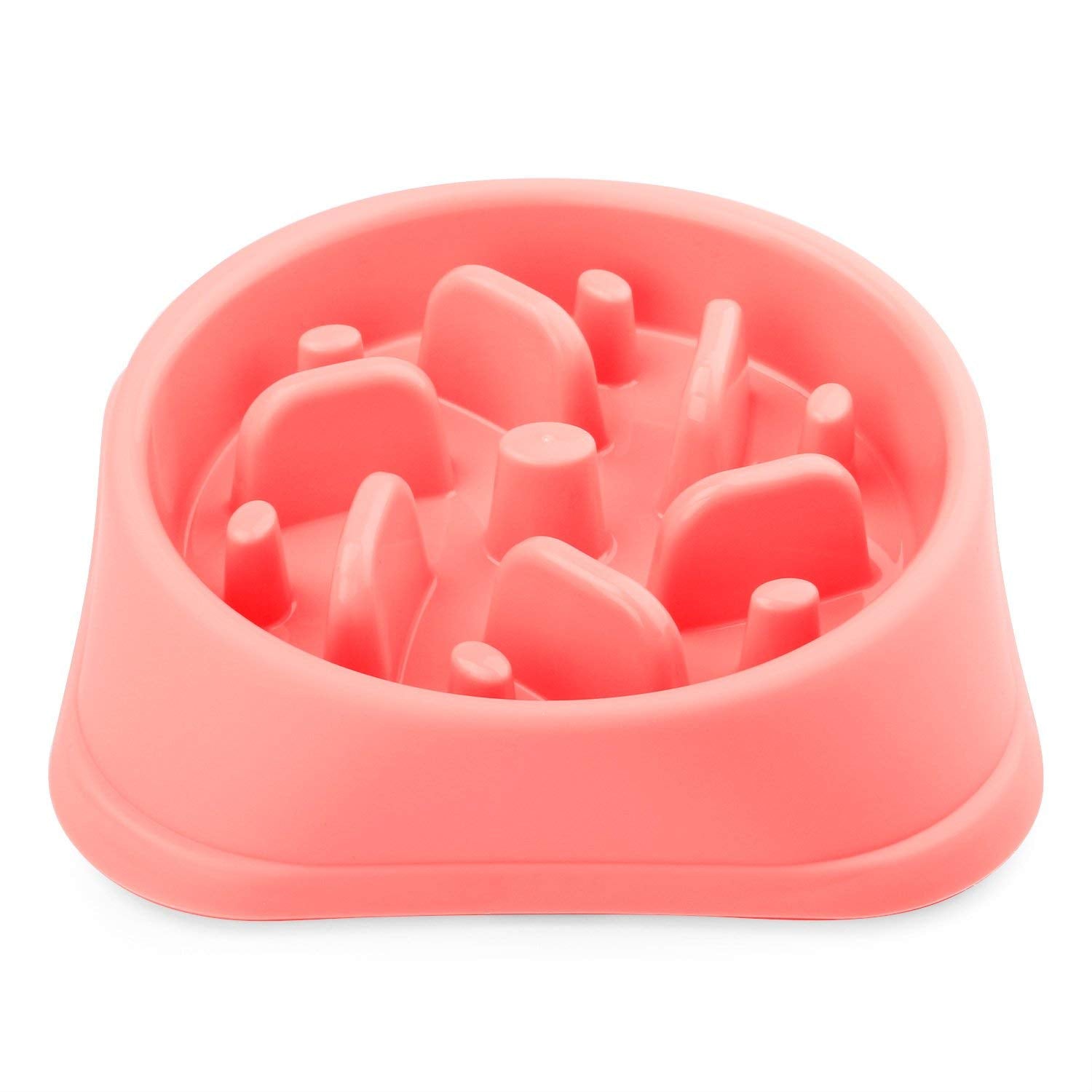 Rvpaws Dog Feeder Slow Eating Pet Bowl EcoFriendly Durable NonToxic Preventing Choking Healthy Design Bowl For Dog Pet Color M
