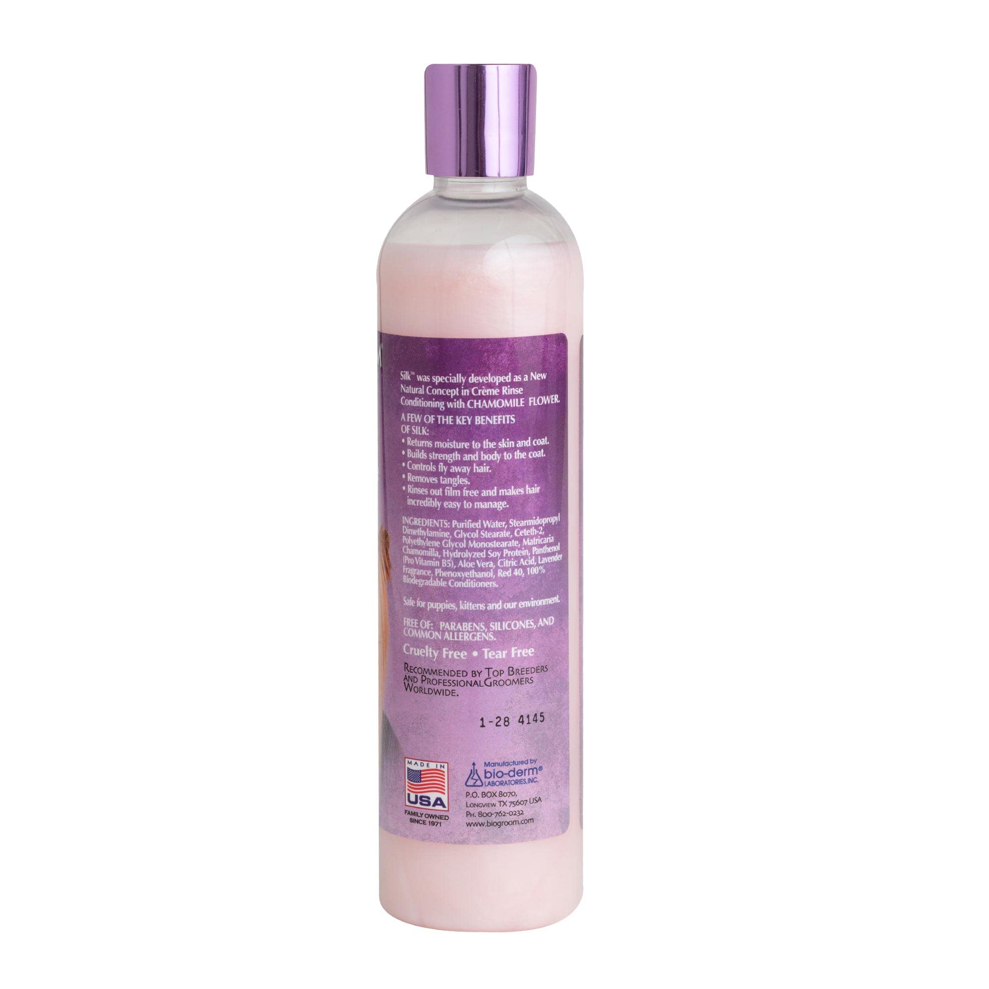 Bio-Groom Silk Creme Rinse Dog Conditioner - Conditioner for Dogs, Puppy Conditioner, Dog Conditioner Detangler, Dog Hair Condit