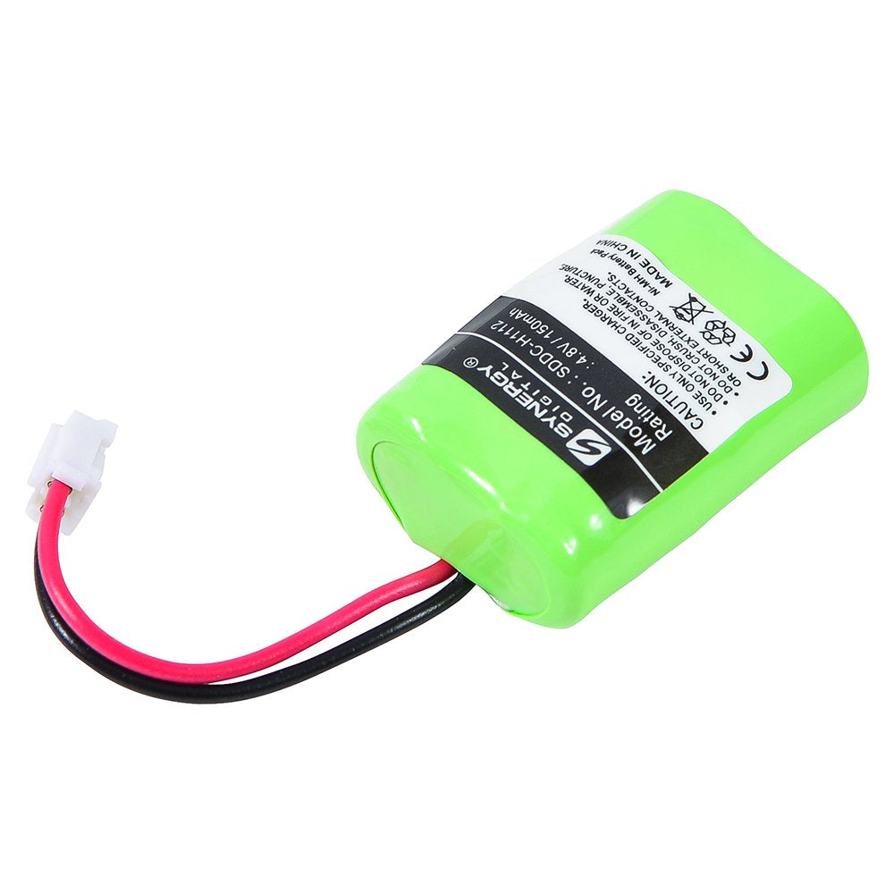 Synergy Digital Dog Collar Batteries, Compatible with Kinetic MH120AAAL4GC Dog Collar Batteries (Ni-MH, 4.8V, 150 mAh), Set of 4