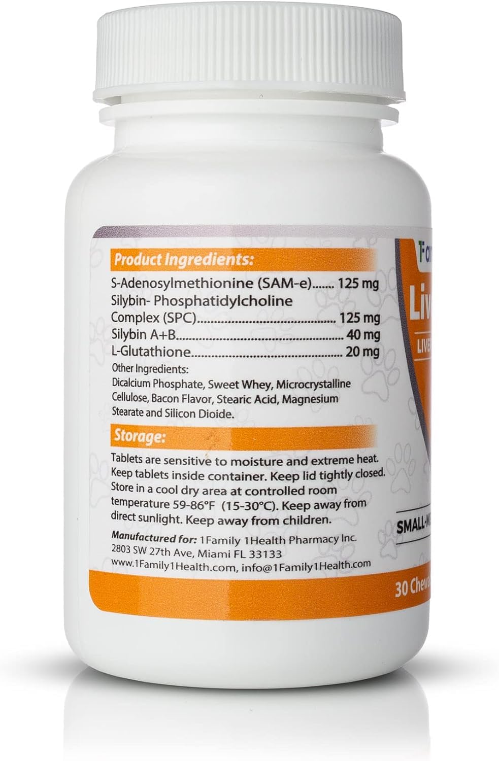 LiverTrio+ Comprehensive Liver Supplement (2 Pack - 60ct), Combining Same, SPC, Silybin A+B, Gluathione, Chew Tabs for Dogs 30Ct