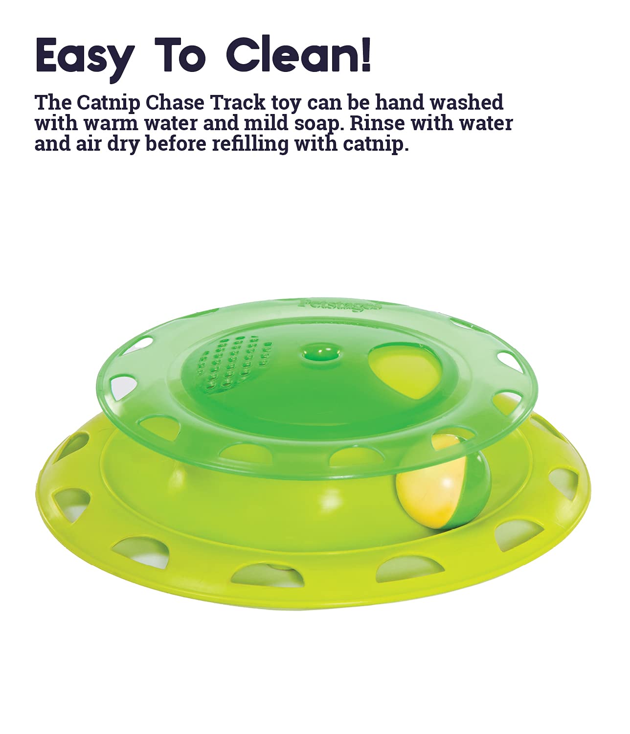 Catstages Catnip Chase Track Green Interactive Cat Toy