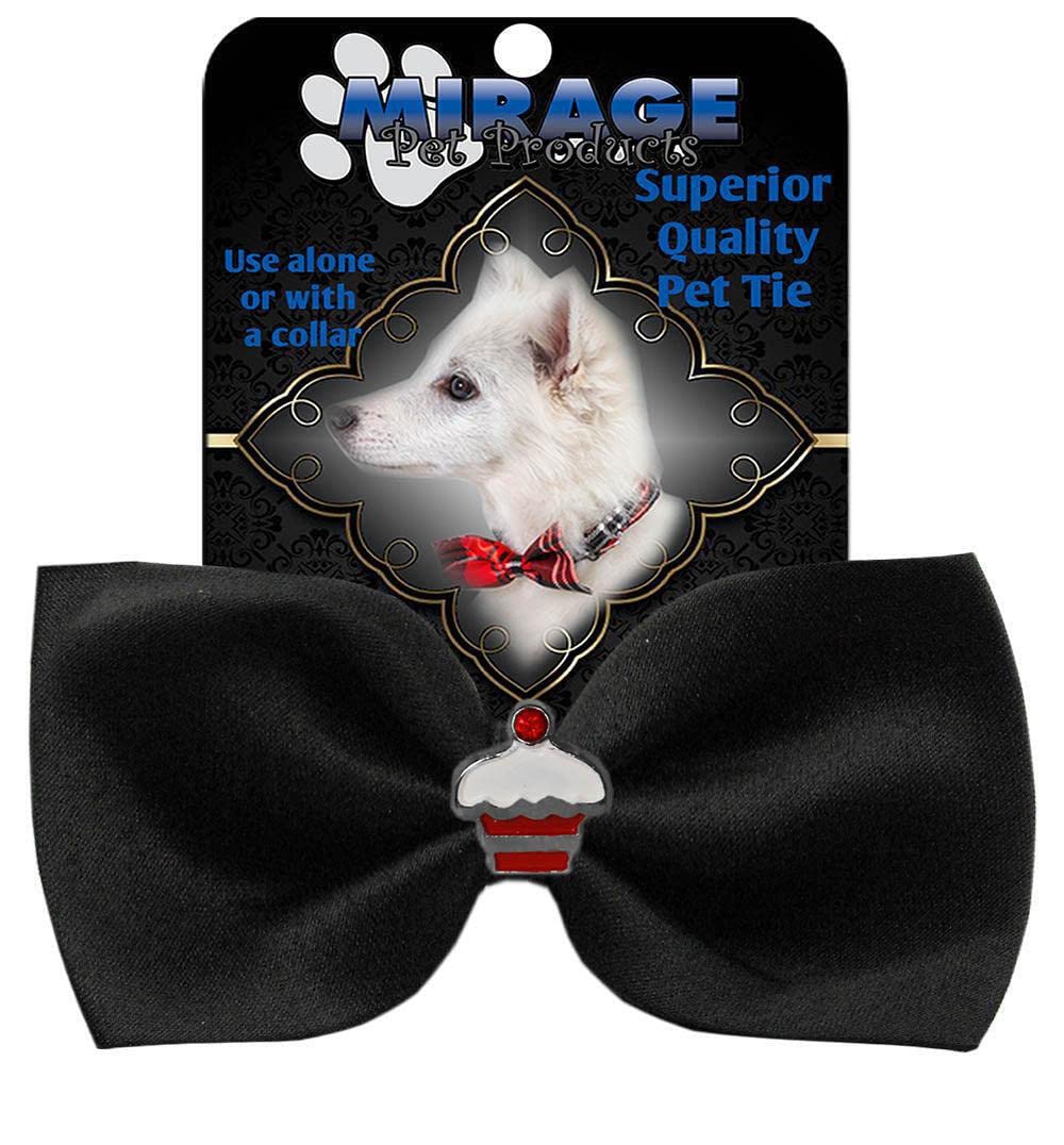 Cupcake Widget Pet Bowtie Hot Pink