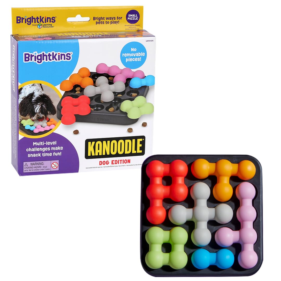 Brightkins Kanoodle Dog Edition Small, Interactive Dog Toys, Dog Puzzle Toy, Enrichment Toy For Dogs, Dog Slow Feeder
