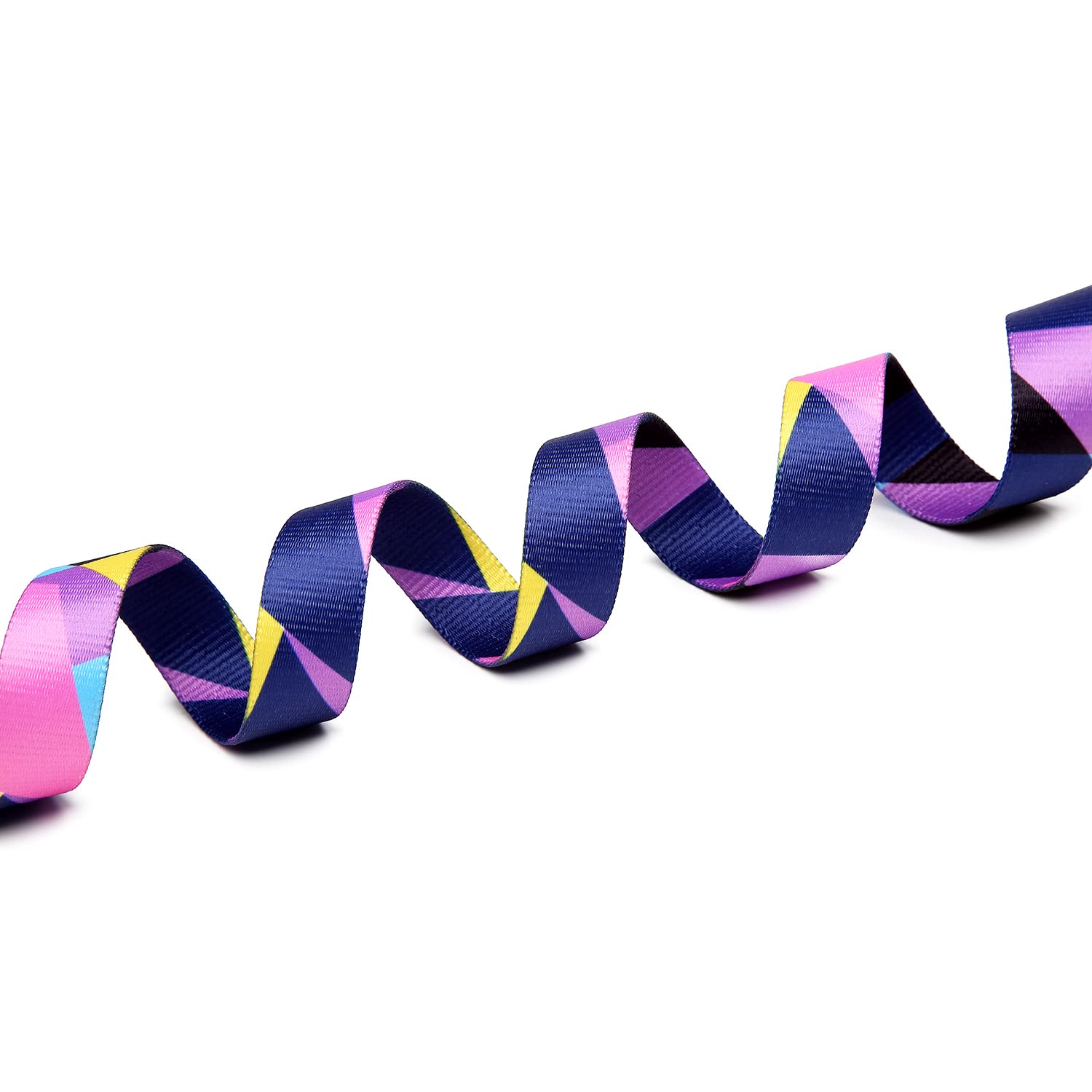 Suredoo Adjustable Dog Collar With Patterns, Ultra Comfy Soft Nylon Breathable Pet Collar For Small Medium Large Dogs (S, Purple Geometry)