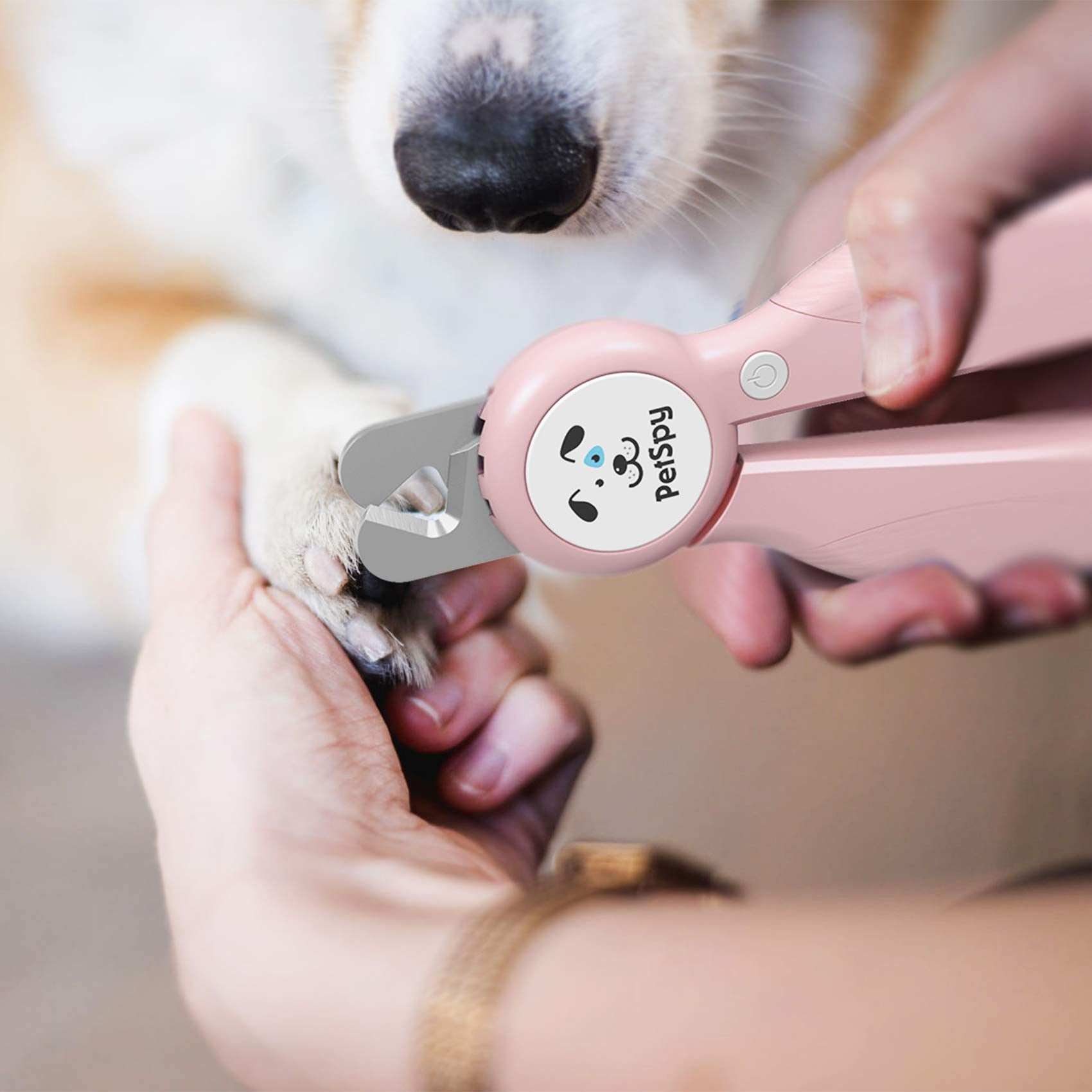 Newest Dog Nail Clippers With Led Guide Light, Professional Claw Care Pet Nail Clipper & Trimmer With Nail File, Razor Sharp Bla
