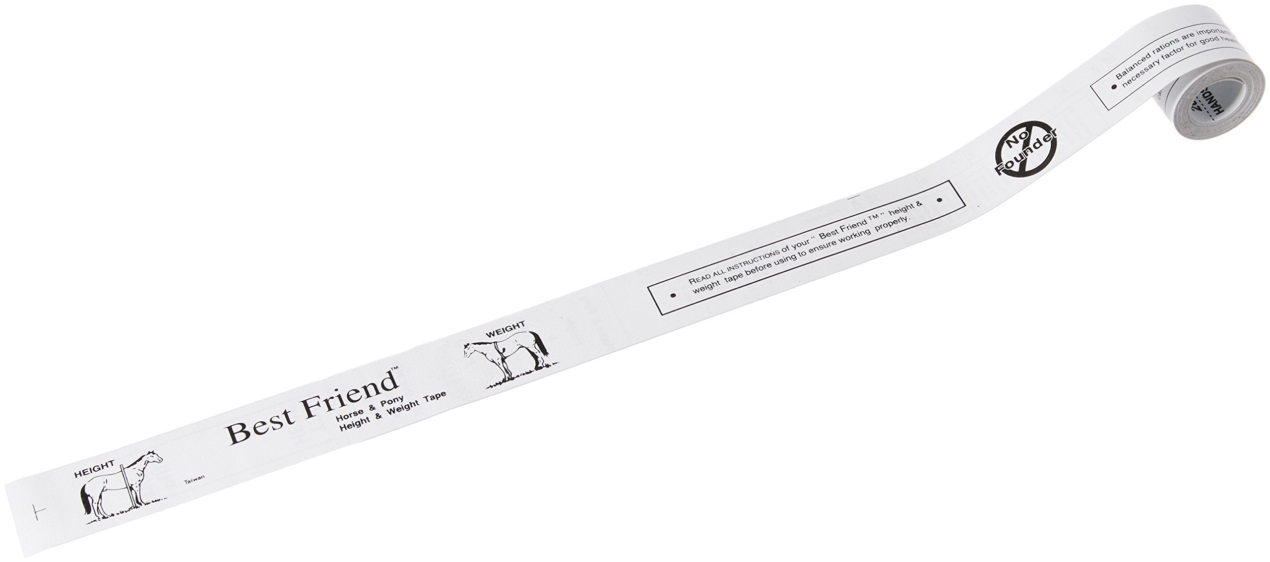 Horse And Livestock Prime 060764 Horse & Pony Height & Weight Tape, 80'