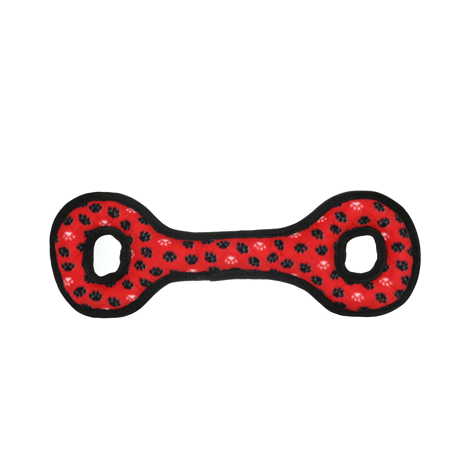 Tuffy® - World'S Tuffest Soft Dog Toy® - Ultimate Tug-O-War - Squeakers - Multiple Layers. Made Durable, Strong & Tough. Interactive Play (Tug, Toss & Fetch). Machine Washable & Floats. (Red Paw)