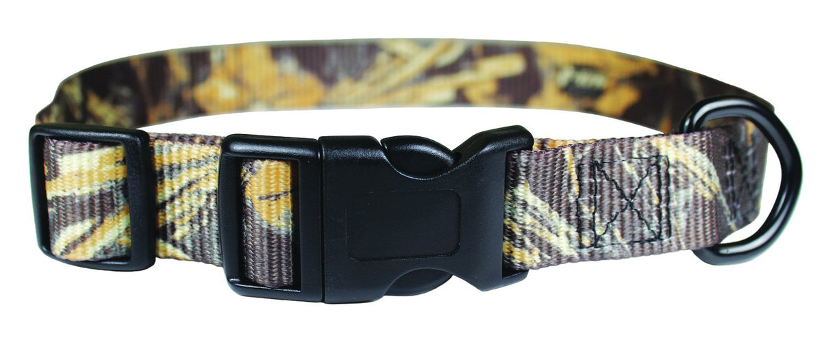 Omnipet 1' Kwik Klip Adjustable 18 To 26' Nylon Dog Collar, Large, Realtree Max-4 Camouflage
