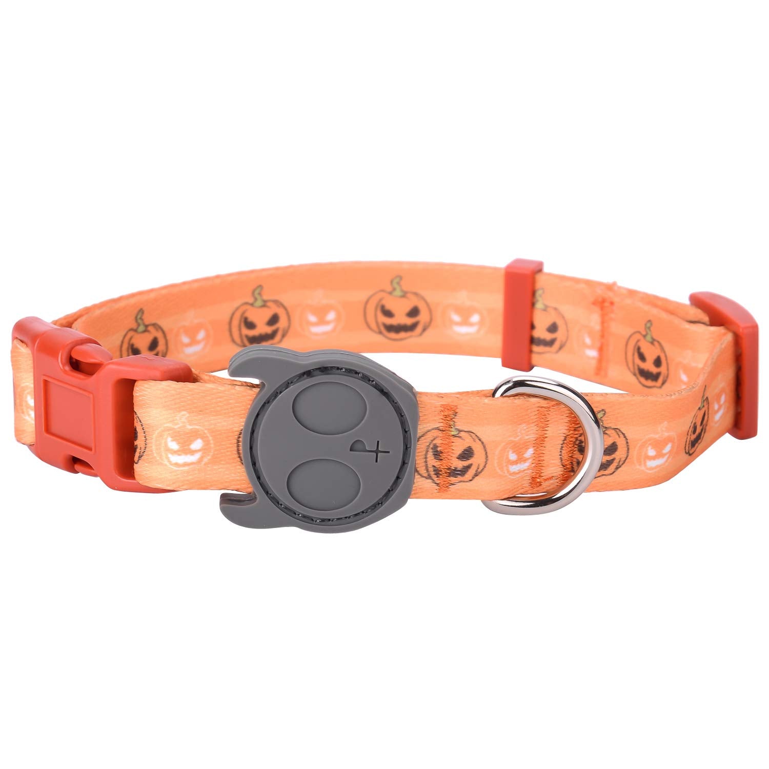 Petantastic Best Adjustable Medium Dog Collar Durable Soft & Heavy Duty With Halloween Design, Outdoor & Indoor Use Comfort Dog