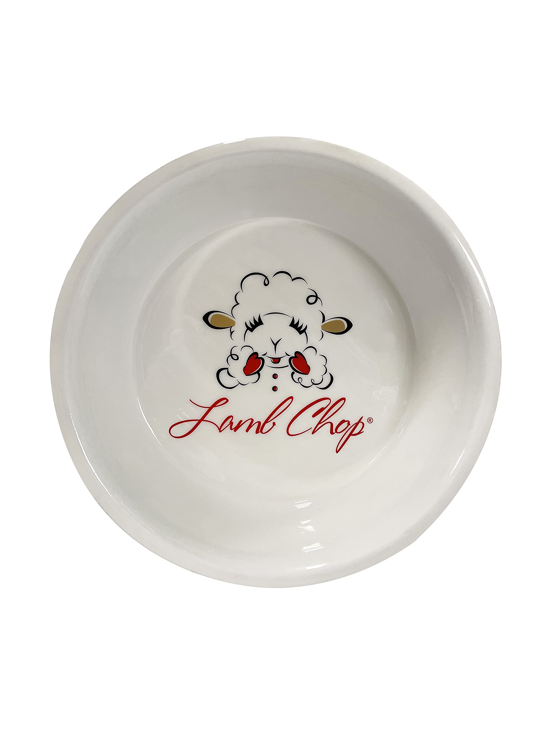 Multipet Lambchop Dog Bowl - 1 Cup, White