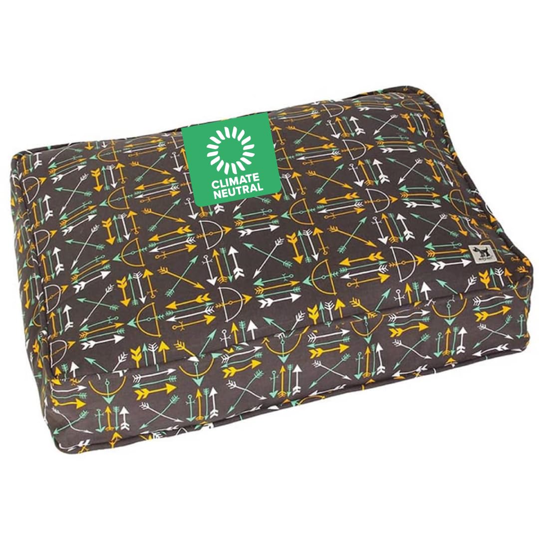 Molly Mutt Small Dog Bed Cover -Lion'S Roar Print - Measures 22   X27   X5 - 100% Cotton - Durable - Breathable - Sustainable - 