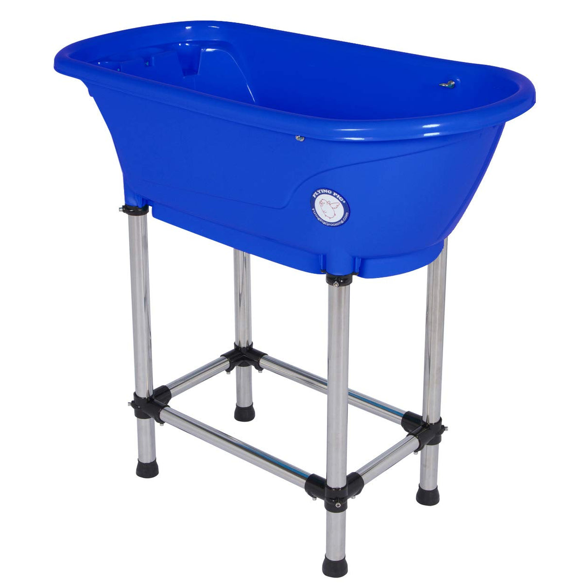 Flying Pig Pet Dog Cat Washing Shower Grooming Portable Bath Tub (Royal Blue)