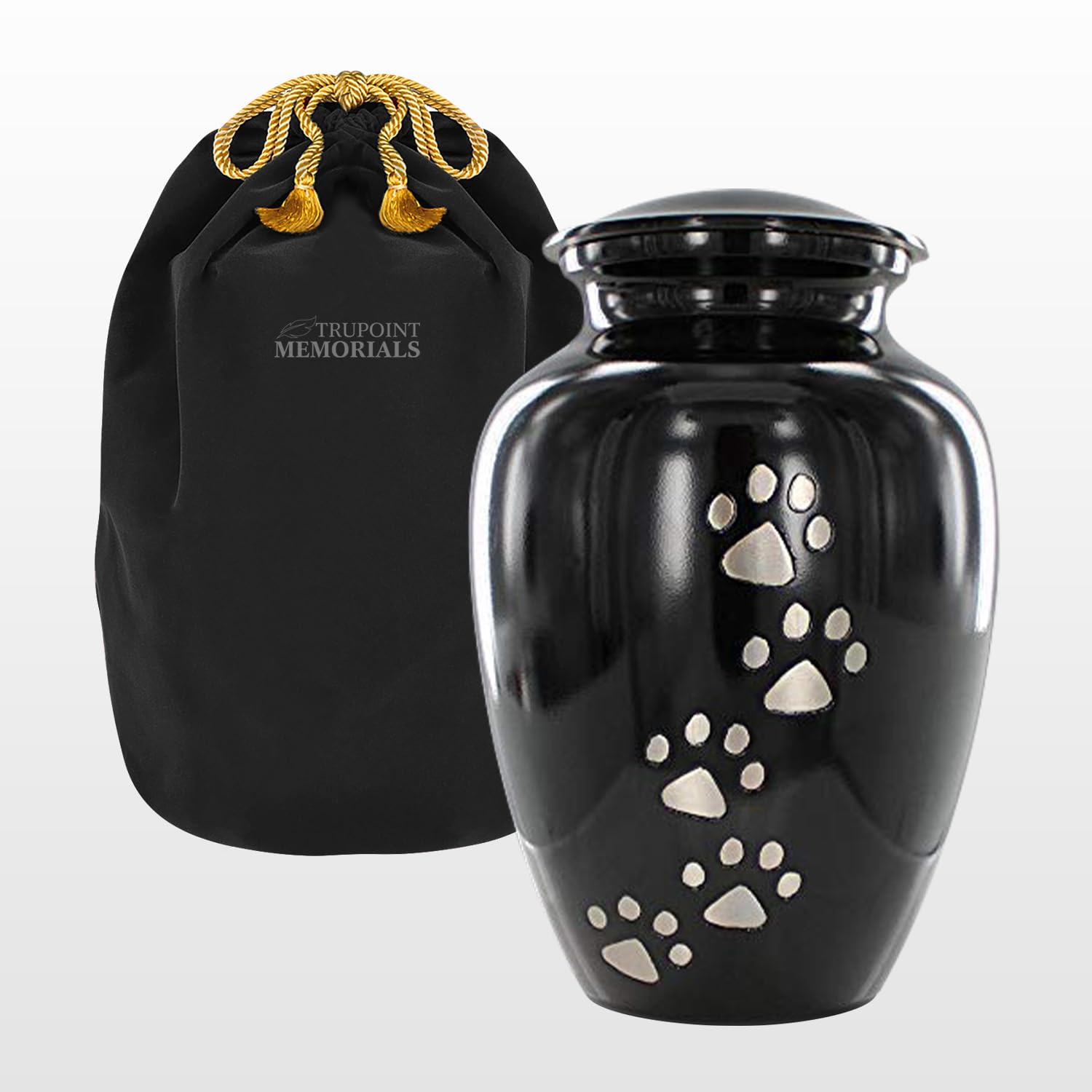 Trupoint Memorials Pet Urn For Dogs And Cats Ashes - A Loving Resting Place For Your Special Pet, Cat And Dog Urns For Ashes, Pet Cremation Urns – Gold, Small Pets Up To 17 Lbs