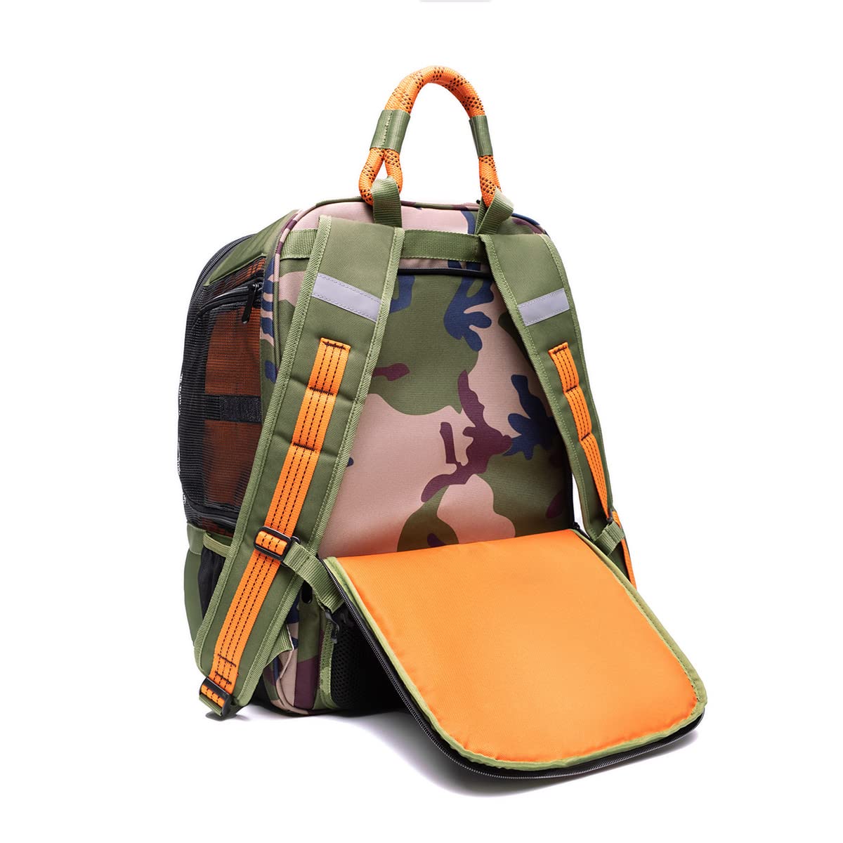 Roverlund Airline-Compliant Pet Backpack | Includes Laptop Storage | For Pets Up To 25Lbs
