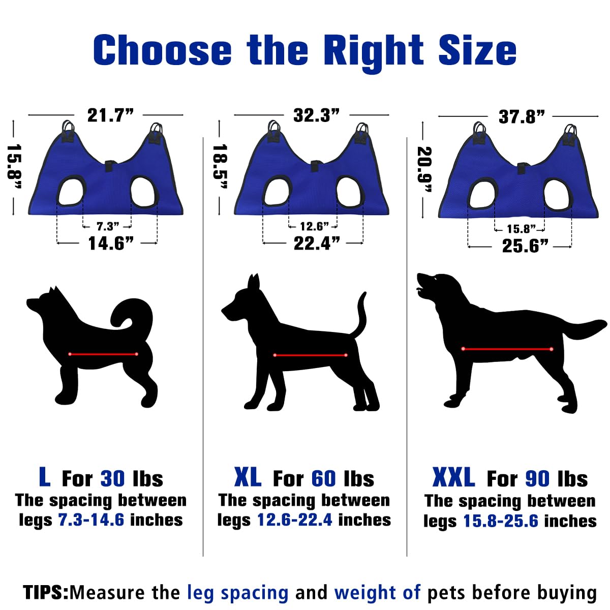 Vbuy Pet Dog Grooming Hammock For Nail Trimming,Dog Restraint Hanging Harness For Nail Clipping,Dog Grooming Sling For Large Dog